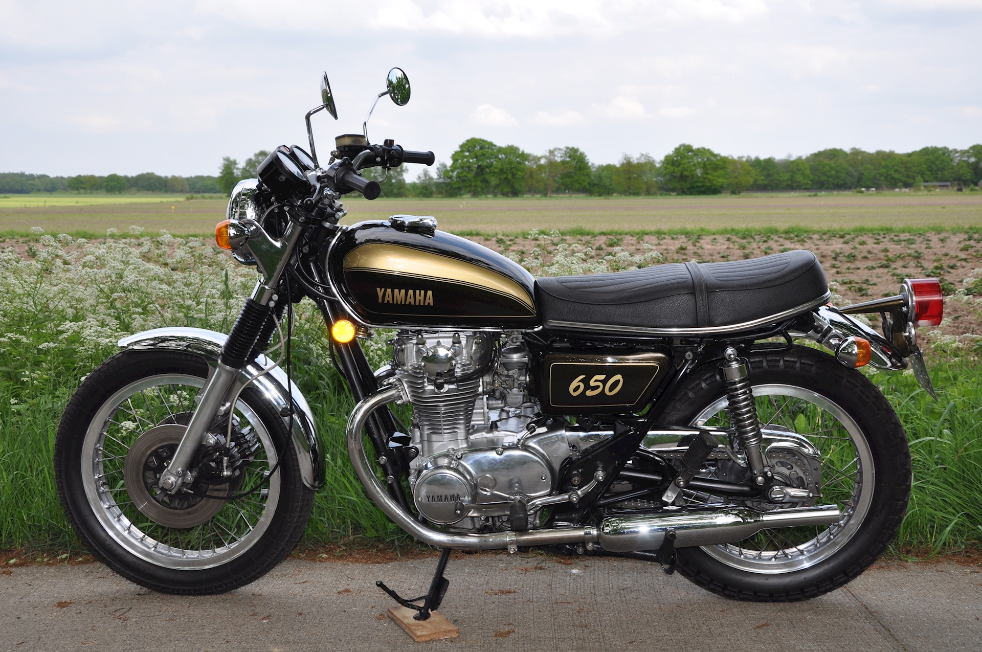 Yamaha XS650 van 1977 - Verkocht