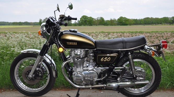 Yamaha XS650 van 1977 - Verkocht