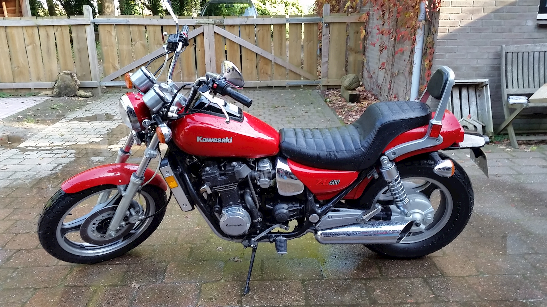 Binnenkort in de verkoop Kawasaki ZL600 van 1986