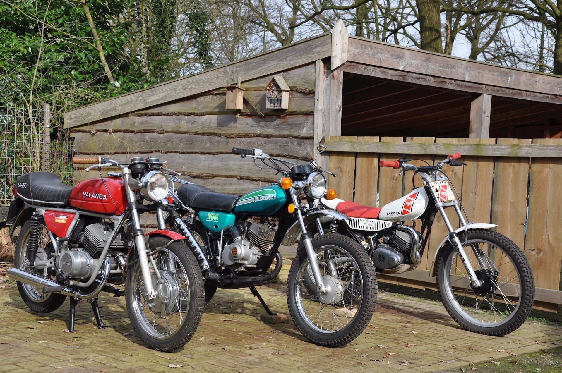 Recent ingekocht Malanca, Suzuki, Yamaha